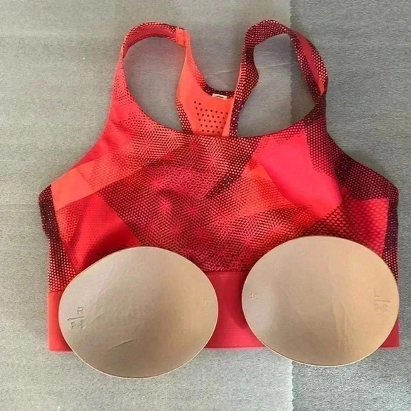 [M]Under Armour Breathelux Perforated Mid  Performance Sports Bra- NWOT - Picture 3 of 6